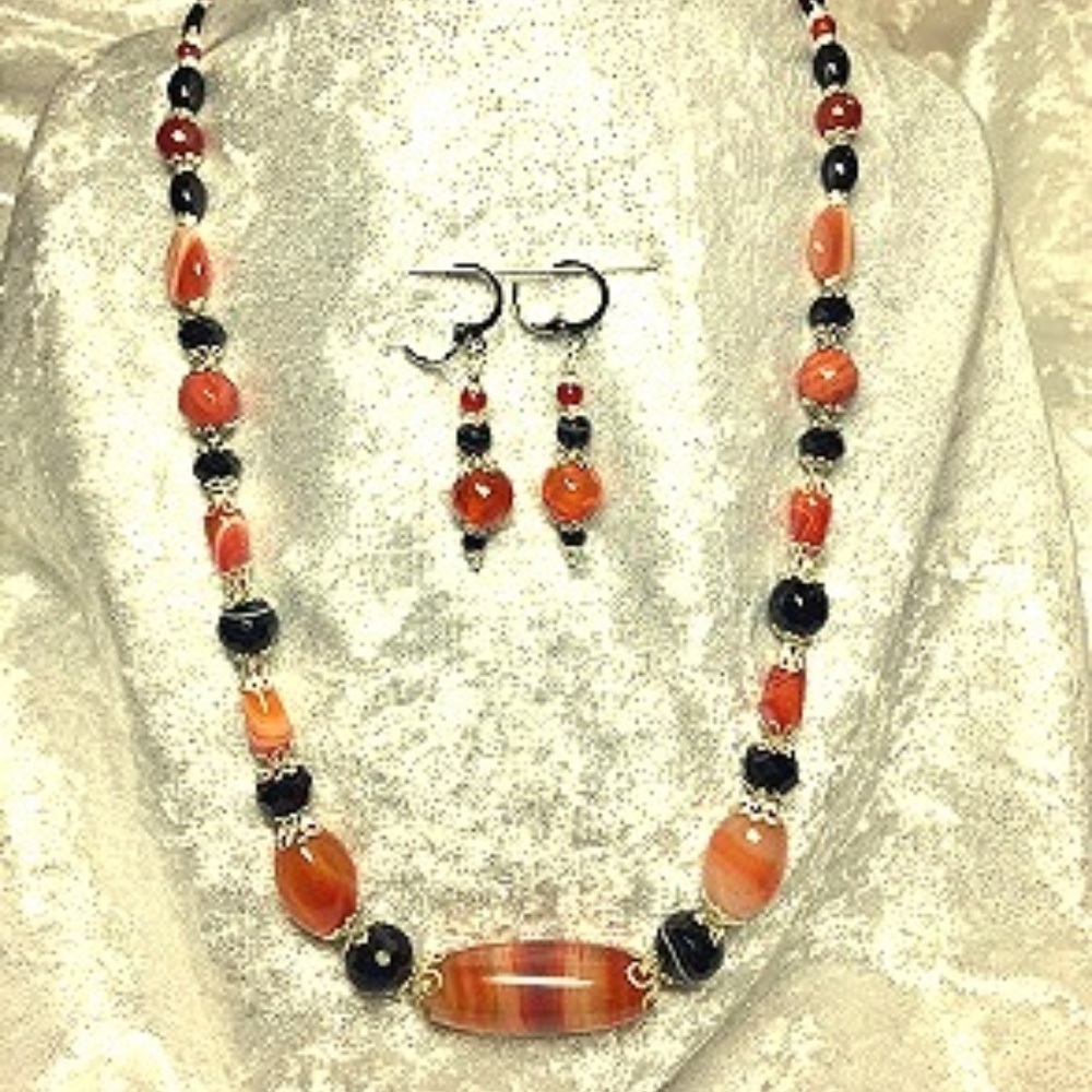 Carnelian Necklace.